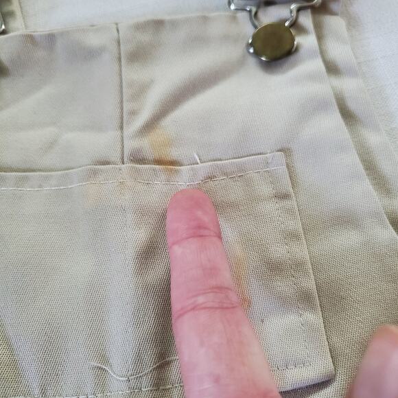 Vintage Tan Flared Leg Overalls 3t - Picture 5 of 9